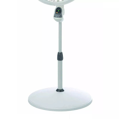 90‑Degree Oscillating Adjustable Height Pedestal Floor Fan with Remote